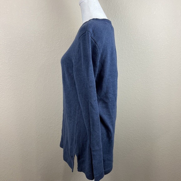 Karen Scott Sweater Women Medium Blue Preppy Casual Capsule - Picture 5 of 12
